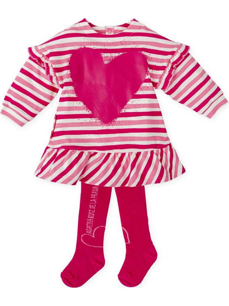 Φόρεμα φούτερ κορίτσι Agatha Ruiz De La Prada-8283W25-Fuchsia