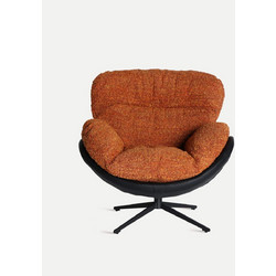 Πολυθρόνα Περιστρεφόμενη Marrakech Kodu Home Design Ύφασμα Πολυέστερας/μέταλλο Μ: 100 εκ. Π: 97 εκ. Υ: 95 εκ