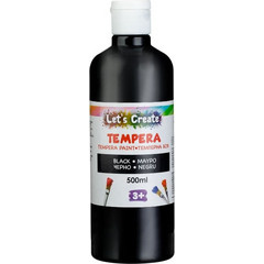 Τέμπερα Μπουκάλι Μαύρο 500ml