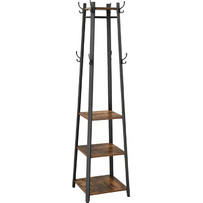 Μεταλλικός Καλόγερος με 3 Ράφια 45 x 45 x 181 cm VASAGLE LCR80X