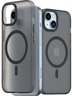 Araree case Aero Frame iPhone 15 / 14 /13 6.1 transparent-black/clear black - (AR20-01828D)