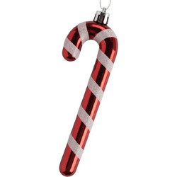 Σετ πλαστικά στολίδια Candycane 6 τεμάχια