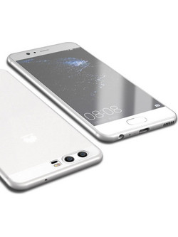 CAFELE Σειρά Chiffon για Huawei P10 PP Εξαιρετικά Λεπτή Ματ Προστατευτική Θήκη Πλάτης (Λευκό) (OEM)