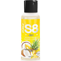 Stimul8 S8 Dessert Pineapple Λιπαντικό Gel Νερού Κόλπου Πρωκτού & Μασάζ 125ml