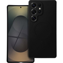 iS TPU Silicone Mag Back Cover Black (Samsung Galaxy S25 Ultra)