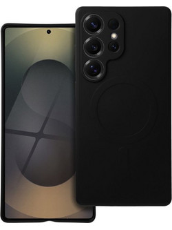 iS TPU Silicone Mag Back Cover Black (Samsung Galaxy S25 Ultra)