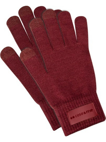 SBS CASE ME WINTER GLOVES FOR TOUCH SCREENS ONE SIZE brown