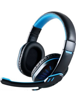 Noozy GH-35 Gaming Headset Over Ear Black Blue