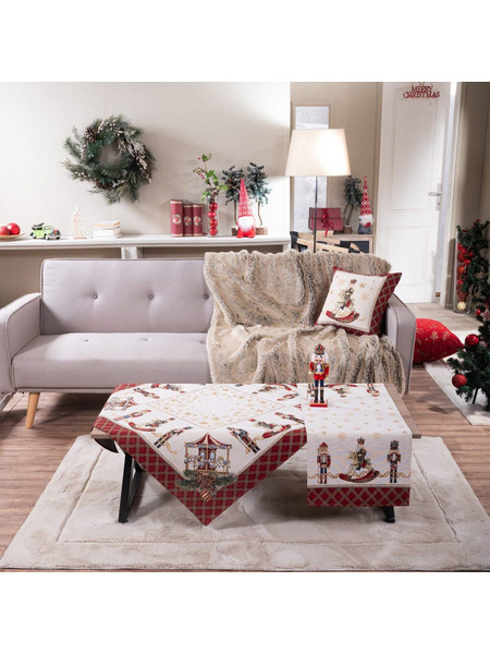 Καρέ & Τραβέρσα (Σετ 2τμχ-100x100cm & 40x100cm) Teoran Home Traun