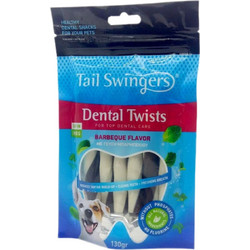 Pet Interest Tail Swingers Dental Twists with Barbeque Flavor 130gr
