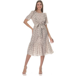 Coocu Midi Φόρεμα Floral Εκρού