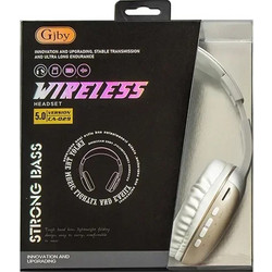Gjby CA-029 Ασύρματα Bluetooth Ακουστικά On Ear Λευκά
