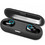 TWS Q10 Ακουστικά Bluetooth In Ear Black