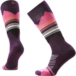 Smartwool - W Ski Pattern Over The Calf Socks Purple Iris