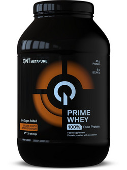 QNT Prime Whey Belgian Chocolate Brownie Πρωτεΐνη Ορού Γάλακτος Γράμμωσης 908gr