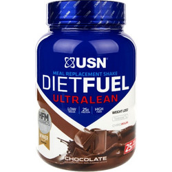 USN Diet Fuel Ultra Lean Chocolate Συμπλήρωμα Διατροφής 1kg