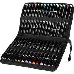 Ohuhu Acrylic Kakaoko Μαρκαδόροι Ζωγραφικής 2mm με Διπλή Μύτη Σετ 30 χρώματα_80601-08