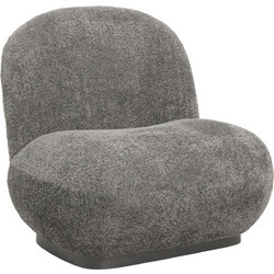 HomeMarkt Πολυθρόνα Beany Γκρι HM9591.01