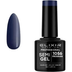 Elixir Semigel 1056 Prussian Ημιμόνιμο Βερνίκι Νυχιών 8ml