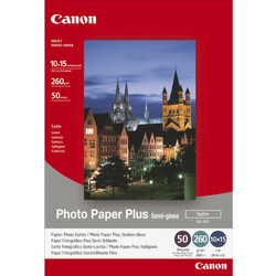 Canon Φωτογραφικό Χαρτί A6 Semi Gloss 260g/m 50 Φύλλα (1686B015) (CAN-SG201A6)