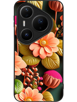 Sonique 3D Flower Series Θήκη Huawei Pura 80 Pro 5G Σομόν