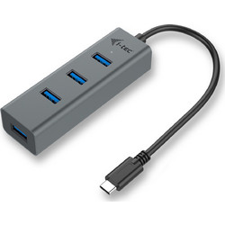 I-tec 8595611702266 USB Hub 3.0 USB-C με 4 Θύρες USB-A