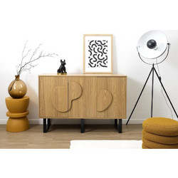 Home Deco Factory Μπουφές Calypso με διαστάσεις 120x40x79cm - Απόχρωση Ξύλου