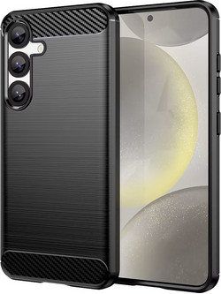 POWERTECH Θήκη Carbon MOB-2008 για Samsung S25, μαύρη