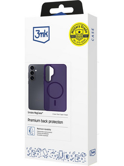 3mk Smoke MagCase for Samsung Galaxy S25 Ultra - Purple-Translucent