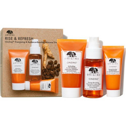 Origins Rise & Refresh Trio Energy Boosting Gel 15ml + Refreshing Scrub Cleanser 30ml+ Treatment Lotion 30ml