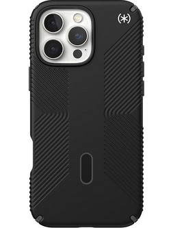 SPECK IPHONE 16 PRO MAX CASE (150725-3205) PRESIDIO PRO GRIP + CLICKLOCK (BLACK / SLATE GREY)