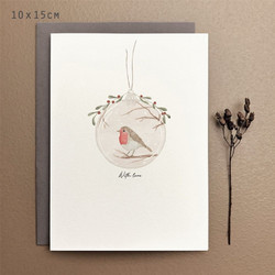 Κάρτα Bauble - With love