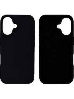 Ancus Liquid Silicone Back Cover Black (iPhone 16)