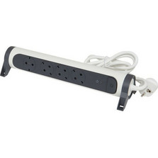 Legrand SurgeArrest 2 Outlets,USB C+C White/Grey