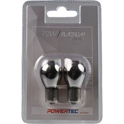 M-tech P21W BA15S Powertec Platinum Αλογόνου 12V 21W 2τμχ