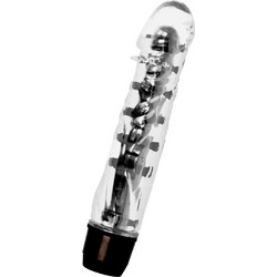 Glossy Lenny Δονητής 14cm Μαύρος