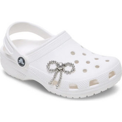 Crocs Jibbitz Charm Silver Beaded Bow 10016719