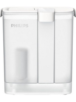 Philips Κανάτα Σερβιρίσματος Πλαστική με Φίλτρο 3000ml AWP2980WH3/10 3τμχ