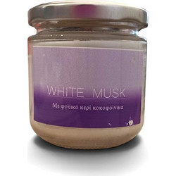 Φυτικό κερί Κοκοφοίνικα White Musk 200ml