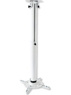 Techly Βάση Projector Οροφής ICA-PM-104MW με Μέγιστο Φορτίο 15kg Ασημί