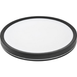 Adeleq Πλαφονιέρα LED PC Sidelit Φ30cm 32W 3200lm CCT IP40 Μαύρη 21-303281