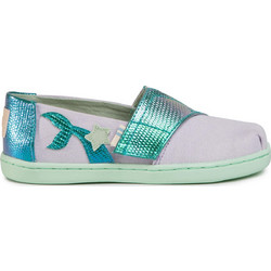 Toms Παιδικές Εσπαντρίγιες με Σκρατς Λιλά Tiny Canvas Iridescent