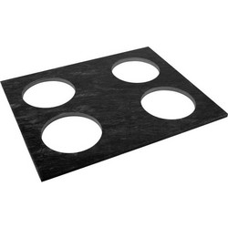 Espiel Επιφάνεια Με Οπές Μαρμάρινη Μαύρη 32,5x26,5 Εκ. Κωδικός: FAV284