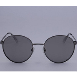 Max & Co MO0042 14C Γυναικεία Γυαλιά Ηλίου Στρογγυλά Μεταλλικά Ασημί με Γκρι Καθρέπτη Φακό