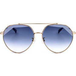 Missoni MIS0015/S LKS/08 Γυναικεία Γυαλιά Ηλίου Aviator Μεταλλικά Χρυσά με Μπλε Degradee Φακό