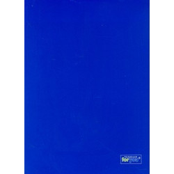 For You - Τετράδιο Ραφτό Ριγέ B5 2 Θέματα 64 Φύλλα 80gr, Μπλε 98641