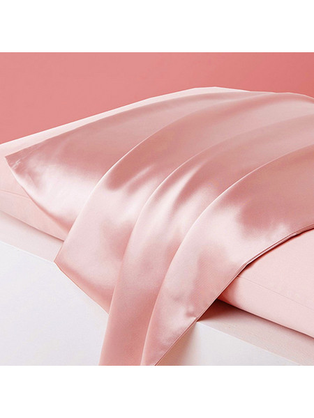 Σετ Μεταξωτές Μαξιλαροθήκες Mulberry Silk Pink 50x70εκ. 6A 22MM (2τμχ)