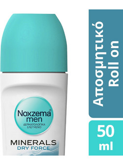 Noxzema Minerals Dry Force Ανδρικό Αποσμητικό Roll On 48h 50ml