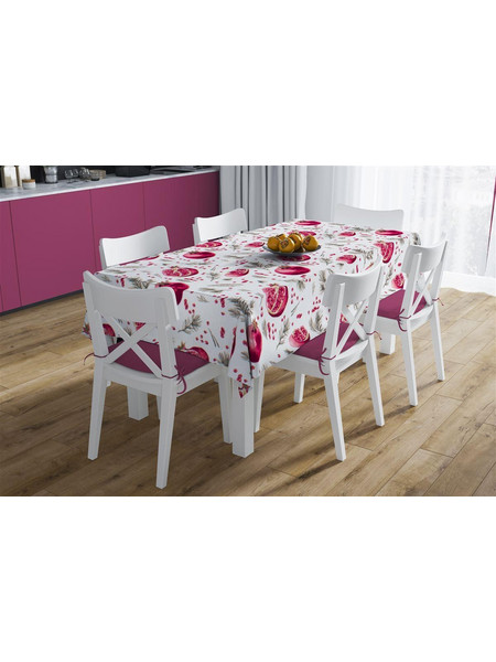 ΤΡΑΠΕΖΟΜΑΝΤΗΛΟ ΑΛΕΚΙΑΣΤΟ 140X180 Pomegranate 458 White Cott/Pol 70/30 Dimcol