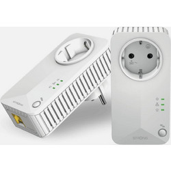 Strong 600 Duo V2 Powerline Διπλό Kit για Ενσύρματη Σύνδεση με Θύρα Ethernet & Passthrough Πρίζα